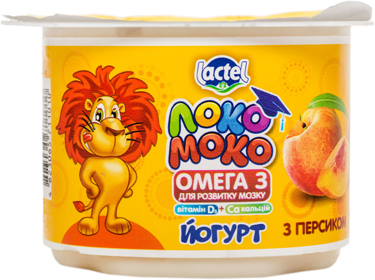 Йогурт ЛОКО МОКО Персик 1,5%, 115 г